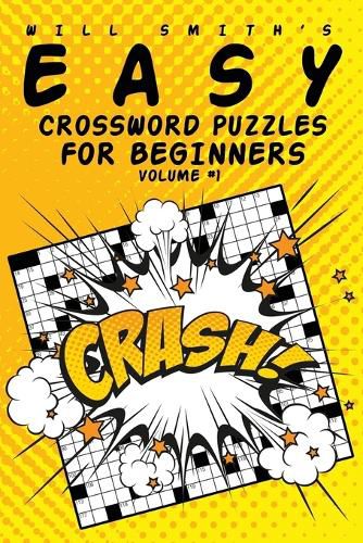 Cover image for Easy Crossword Puzzles For Beginners - Volume 1