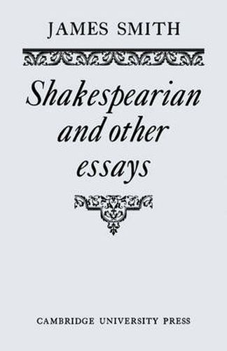 Cover image for Shakespearian and Other Essays