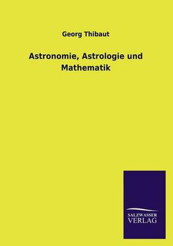 Cover image for Astronomie, Astrologie Und Mathematik