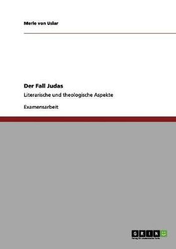 Cover image for Der Fall Judas: Literarische und theologische Aspekte