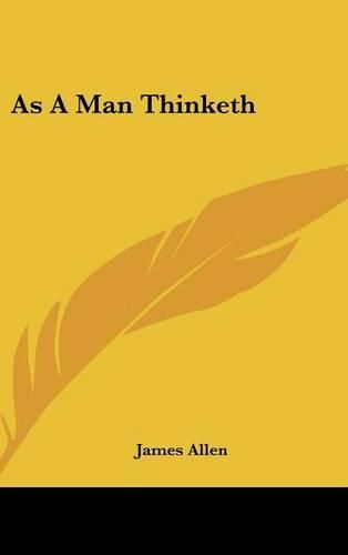 Cover image for As a Man Thinketh