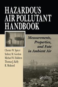 Cover image for Hazardous Air Pollutant Handbook: Measurements, Properties, and Fate in Ambient Air