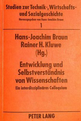 Cover image for Entwicklung Und Selbstverstaendnis Von Wissenschaften: Ein Interdisziplinaeres Colloquium