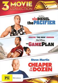 Cover image for Pacifier, The / Game Plan, The / Cheaper By The Dozen