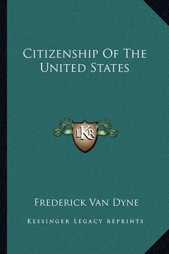 Cover image for Citizenship of the United States