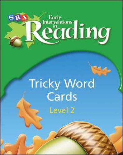 Cover image for Early Interventions in Reading Level 1, Tricky Word Cards