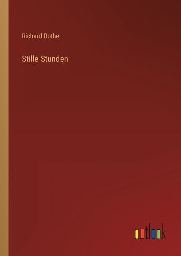 Cover image for Stille Stunden