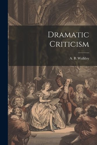 Cover image for Dramatic Criticism