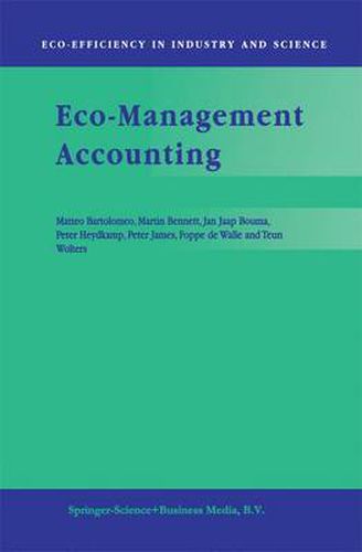 Eco-Management Accounting: Based upon the ECOMAC research projects sponsored by the EU's Environment and Climate Programme (DG XII, Human Dimension of Environmental Change)