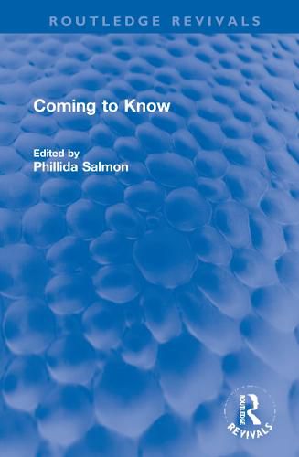 Cover image for Coming to Know