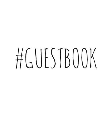 #GUESTBOOK, Guests Comments, B&B, Visitors Book, Vacation Home Guest Book, Beach House Guest Book, Comments Book, Visitor Book, Colourful Guest Book, Holiday Home, Retreat Centres, Family Holiday Guest Book (Hardback)