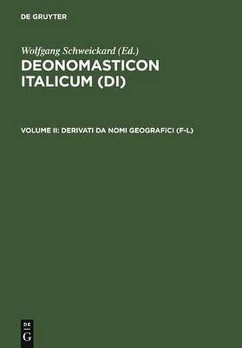 Cover image for Derivati da nomi geografici (F-L)