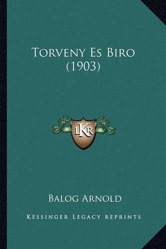 Cover image for Torveny Es Biro (1903)