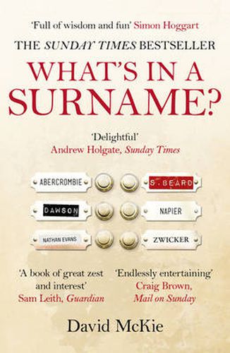 What's in a Surname?: A Journey from Abercrombie to Zwicker