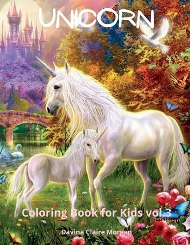 Cover image for Unicorn Coloring Book for Kids vol.3