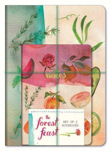 Forest Feast Notebooks (Set of 3), The