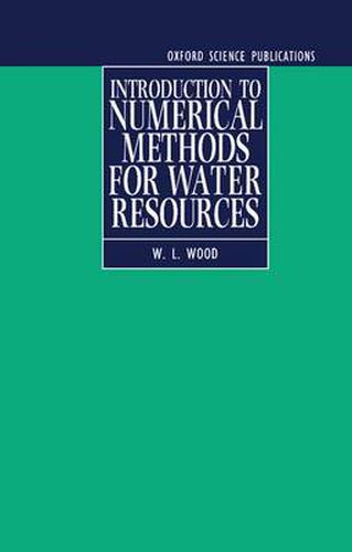 Cover image for Introduction to Numerical Methods for Water Resources