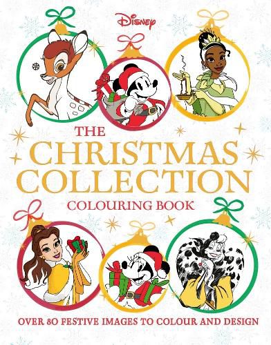 Cover image for Disney The Christmas Collection Colouring Book