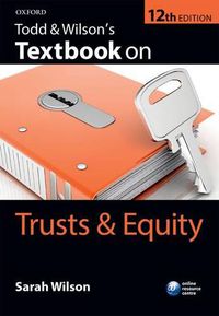 Cover image for Todd & Wilson's Textbook on Trusts & Equity