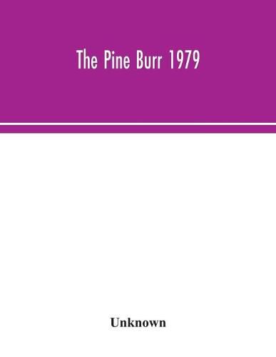 Cover image for The Pine Burr 1979