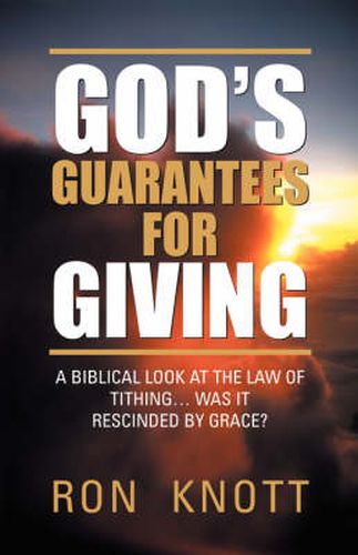 Cover image for God's Guarantees for Giving