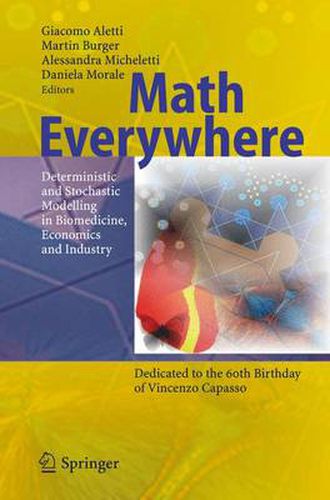 Cover image for Math Everywhere: Deterministic and Stochastic Modelling in Biomedicine, Economics and Industry