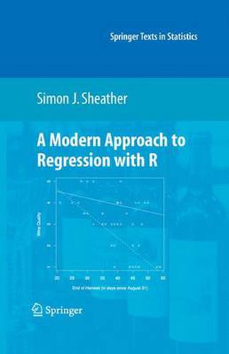 Cover image for A Modern Approach to Regression with R