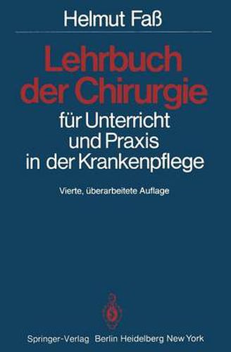 Cover image for Lehrbuch der Chirurgie