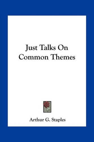 Cover image for Just Talks On Common Themes