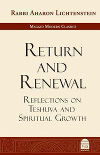 Cover image for Return and Renewal: Reflections on Teshuva and Spiritual Growth