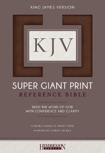 Cover image for KJV Super Giant Print Bible