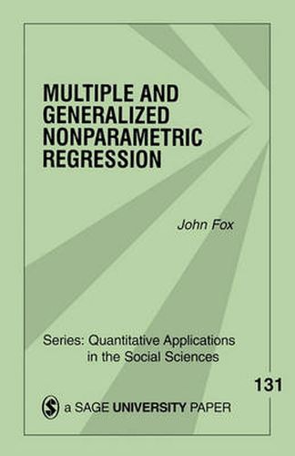 Cover image for Multiple and Generalized Nonparametric Regression