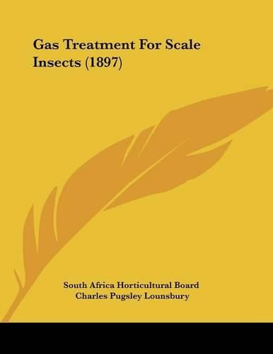 Cover image for Gas Treatment for Scale Insects (1897)