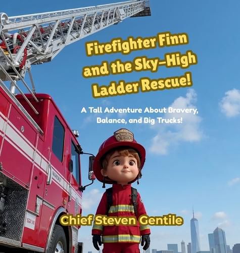 Cover image for Firefighter Finn and the Sky-High Ladder Rescue!