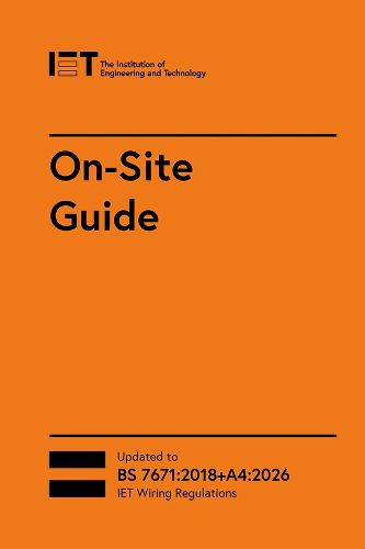 Cover image for On-Site Guide (BS 7671:2018+A4:2026)