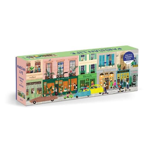 Cover image for Parisian Life 1000 Piece Panoramic Puzzle