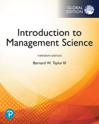 Cover image for Introduction to Management Science, Global Edition