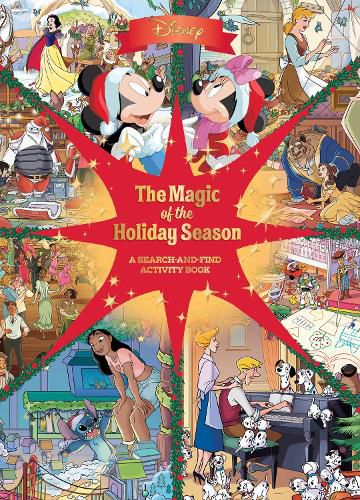 Cover image for The Magic of the Holiday Season: A Search-and-Find Activity Book (Disney)