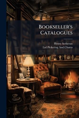Cover image for Bookseller's Catalogues