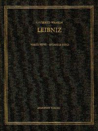 Cover image for Gottfried Wilhelm Leibniz. Samtliche Schriften und Briefe, BAND 6, Gottfried Wilhelm Leibniz. Samtliche Schriften und Briefe (1695-1697)