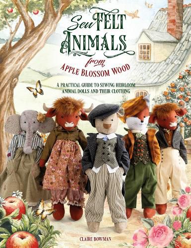 Cover image for Sew Felt Animals from Apple Blossom Wood