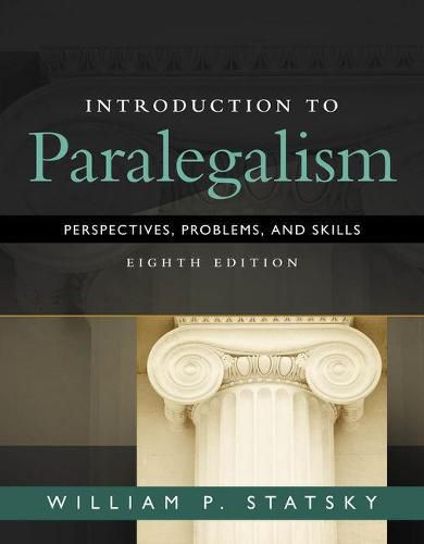 Cover image for Introduction to Paralegalism: Perspectives, Problems and Skills, Loose-Leaf Version