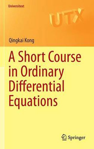 Cover image for A Short Course in Ordinary Differential Equations