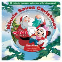 Cover image for Minnie Saves Christmas Read-Along Storybook & CD