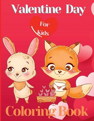 Cover image for Valentine Day Coloring Book for Kids