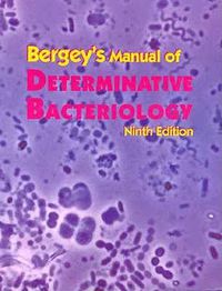 Cover image for Bergey's Manual of Determinative Bacteriology