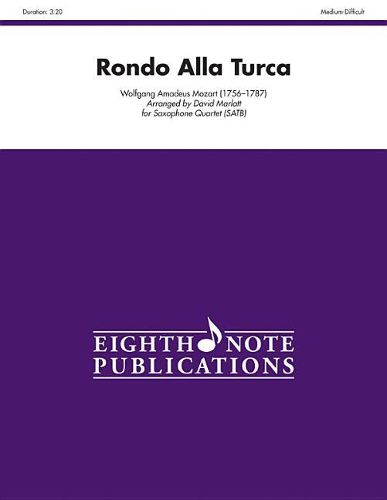 Cover image for Rondo Alla Turca: Satb, Score & Parts