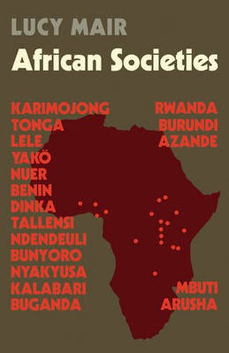 Cover image for African Societies