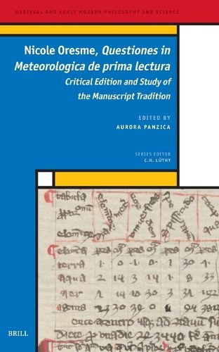 Cover image for Nicole Oresme, Questiones in Meteorologica de prima lectura