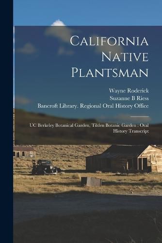 Cover image for California Native Plantsman